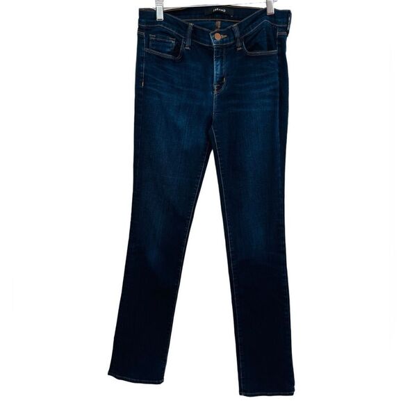 J Brand Dark Wash Skinny Straight Cigarette Leg Jean Color Ignite size 29 - Picture 2 of 7